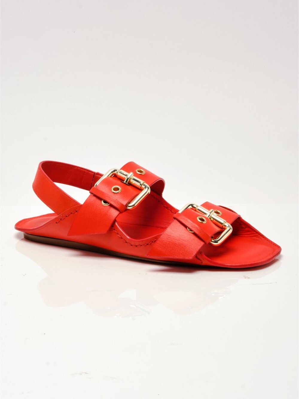 FREE PEOPLE Blossom Buckle Sandals / Salsa Leather - Picture 4 of 9
